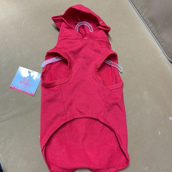 Dog outfit clothing Red dog apparel love you more - Picture 4 of 7